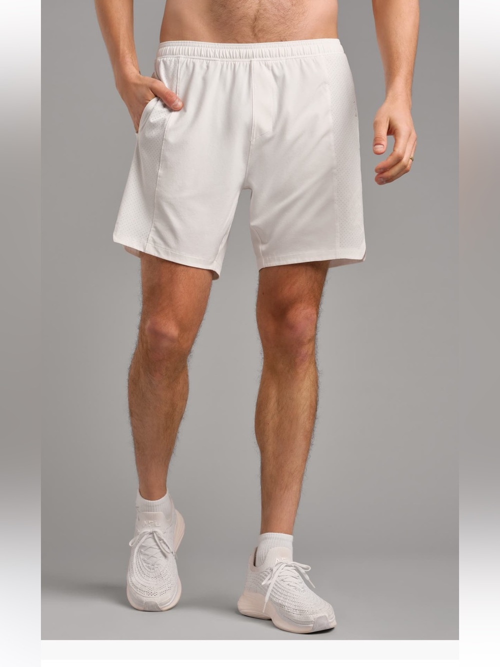 Rhone Backspin 7 Inch Lined Shorts Men’s tennis athletic shorts White XXL NWT